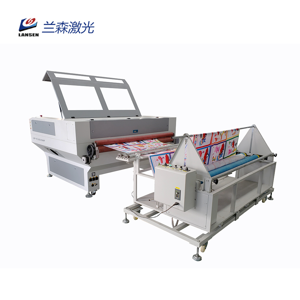 LP-C1610AF AUTO Feed co2 laser cutting machine for leather fabric cut