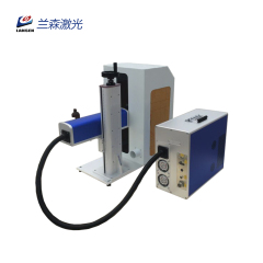 Semi-closed mini fiber laser marking machine with protection cover