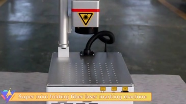 LSM Portable Folding fiber laser marking machine for small business office use