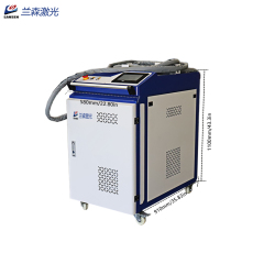 Continuous fiber laser cleaning machine
