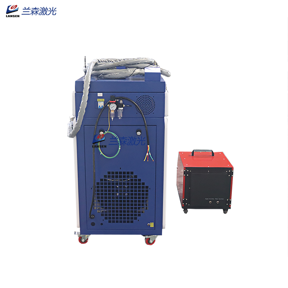 Continuous fiber laser cleaning machine
