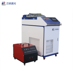 Continuous fiber laser cleaning machine