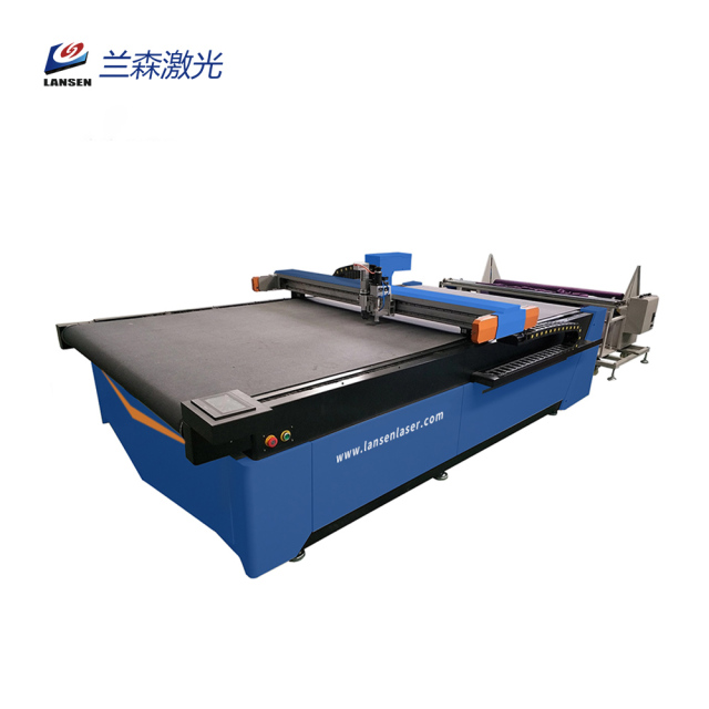 AUTO FEEDING 1625 oscillating knife fabric cutting machine