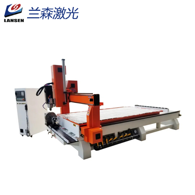 LSW1325 5 Axis ATC CNC Woodworking Machine With Swing Head and Rotation Axis