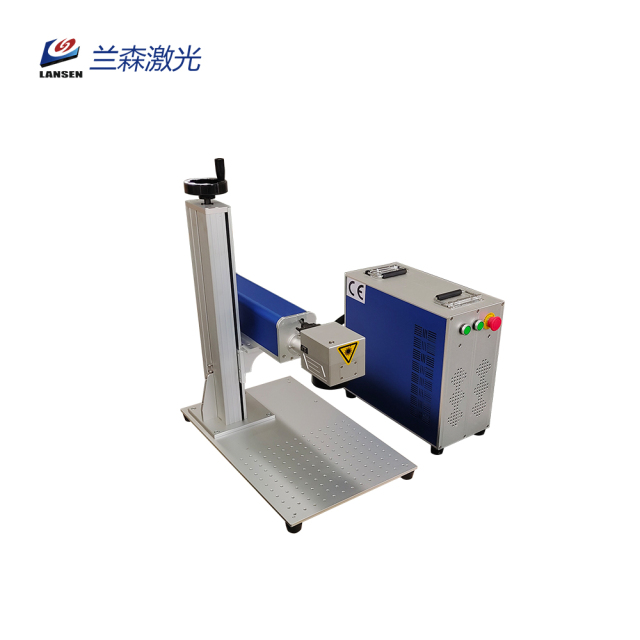 LSF MOPA Mini Fiber laser marking machine for Stainless Steel Color Printing