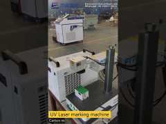 Mini 3W 5W uv laser marking machine for  glass acrylic metal fabric printing