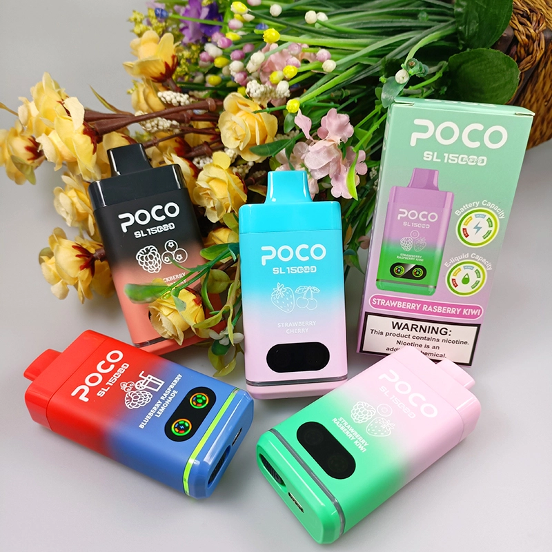 POCO 15000 Puffs | EU Warehouse Shipping | 3-7 Days Delivery | 5% Nicotine | Smart Screen | Airflow Adjustable | Minimum Order 100pcs