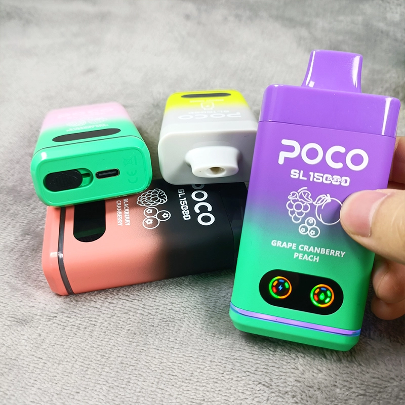 POCO 15000 Puffs | EU Warehouse Shipping | 3-7 Days Delivery | 5% Nicotine | Smart Screen | Airflow Adjustable | Minimum Order 100pcs