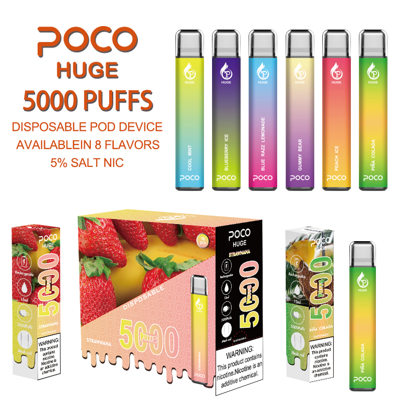 POCO HUGE 5000 Puffs Disposable Vape Wholesale | Germany Europe and USA Local Warehouse In Stock | Mini Order quantity 100 pcs