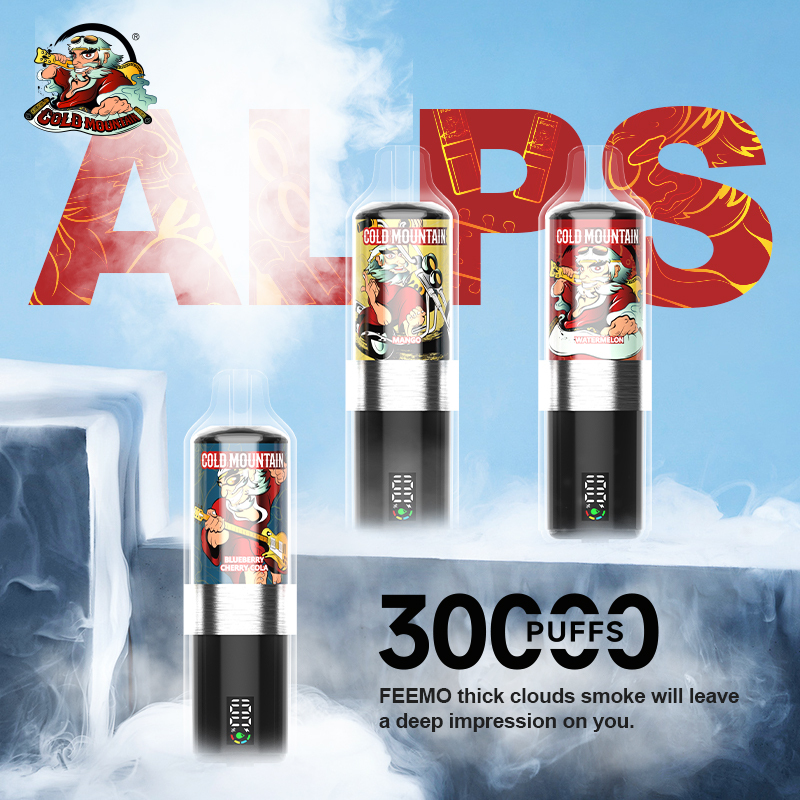 Feemo Cold Mountain ALPS 30000 Puffs | EU Germany Warehouse 3-7 Days Shipping | Mini quantity 100pcs |Direct-to-Lung (DTL)