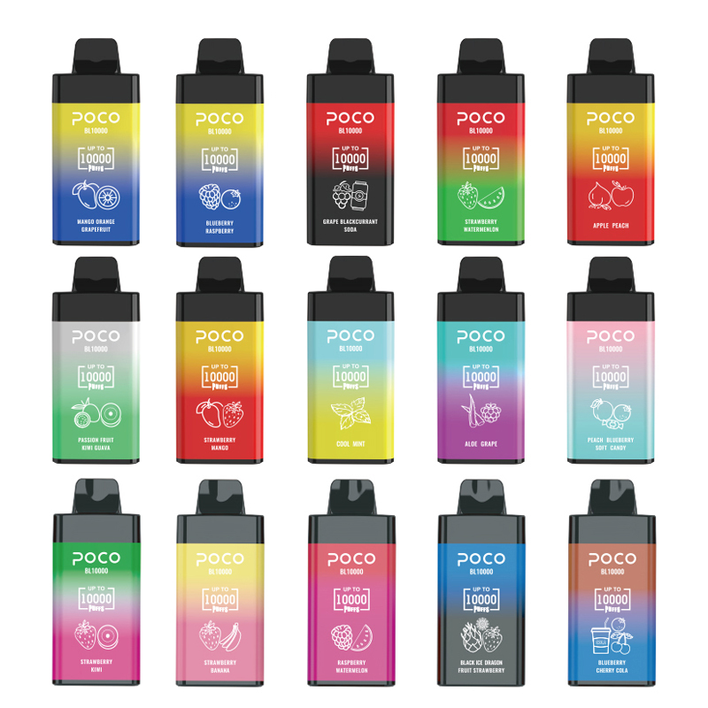 POCO BL 10000 Puffs | EU USA Warehouse Shipping | 3-7 Days Delivery | Airflow Adjustable |Minimum Order 50pcs