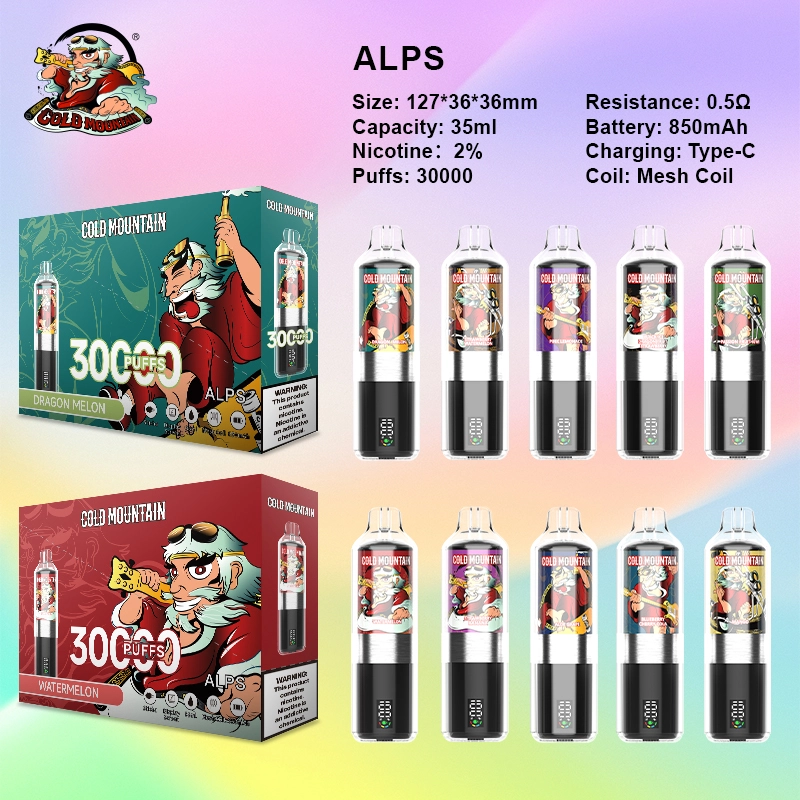 Feemo Cold Mountain ALPS 30000 Puffs | EU Germany Warehouse 3-7 Days Shipping | Mini quantity 100pcs |Direct-to-Lung (DTL)