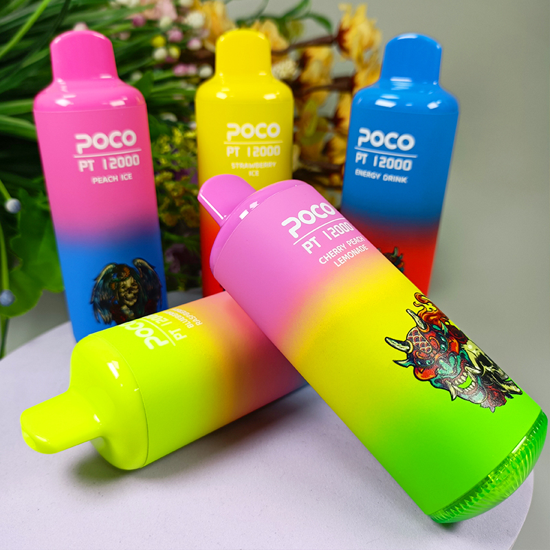 POCO PT 12000 Puffs | EU USA Europe Warehouse Shipping | 3-7 Days Delivery |RGB Light | Minimum Order 100pcs