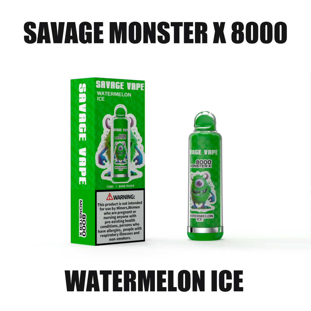 SAVAGE MONSTER X 8000 Puffs | EU Warehouse Shipping | 3-7 Days Delivery
