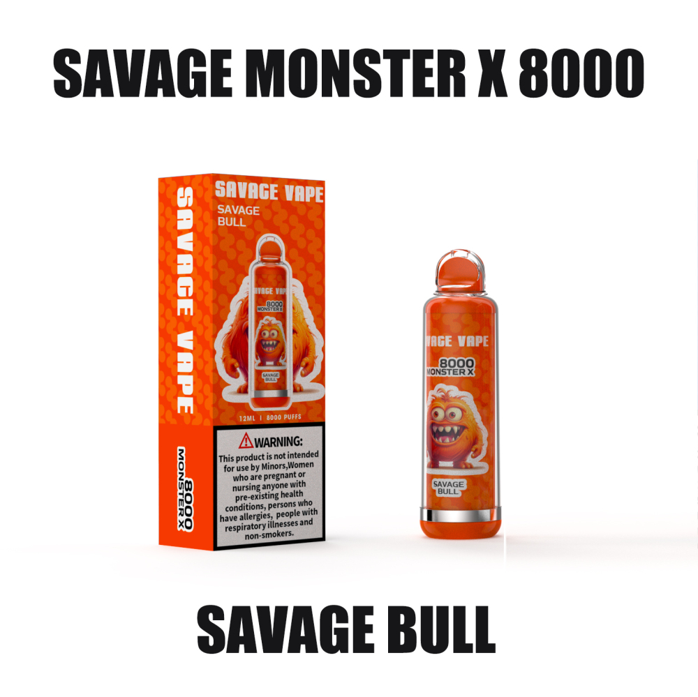 SAVAGE MONSTER X 8000 Puffs | EU Warehouse Shipping | 3-7 Days Delivery