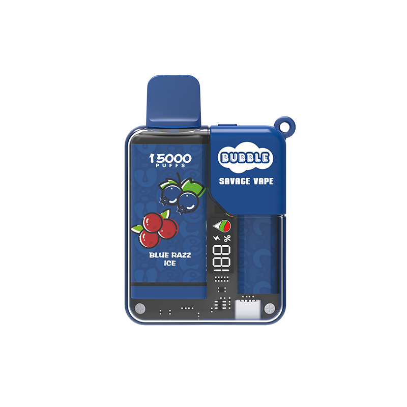 SAVAGE BUBBLE 15000 PUFFS | EU Warehouse Free Shipping | 3-7 Days Delivery | Built-in Smart Display | Ajustable Power | Child Lock