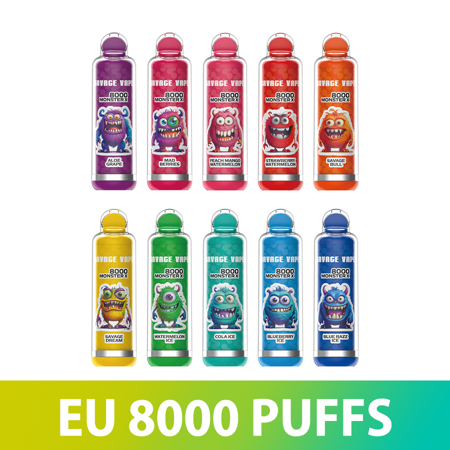 SAVAGE MONSTER X 8000 Puffs | EU Warehouse Shipping | 3-7 Days Delivery