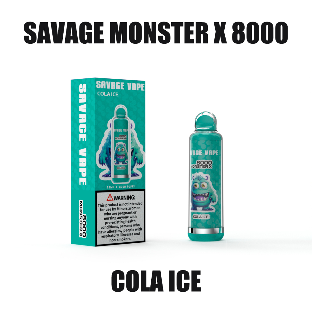 SAVAGE MONSTER X 8000 Puffs | EU Warehouse Shipping | 3-7 Days Delivery
