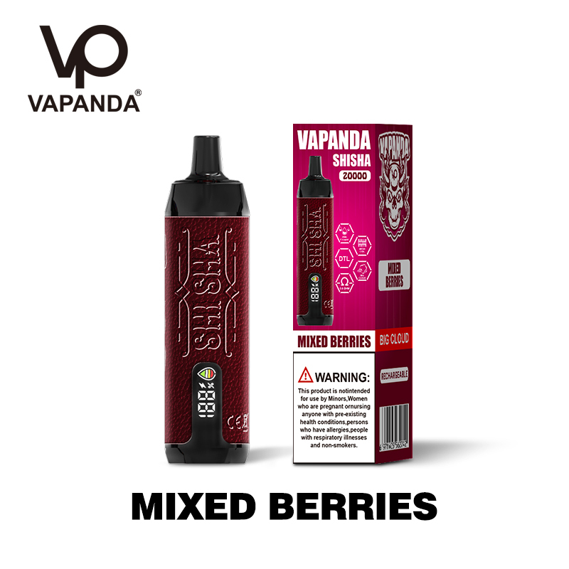 VAPANDA SHISHA 20000 Puffs | EU Warehouse Shipping | 3-7 Days Delivery | Digtal Screen | DTL Vape