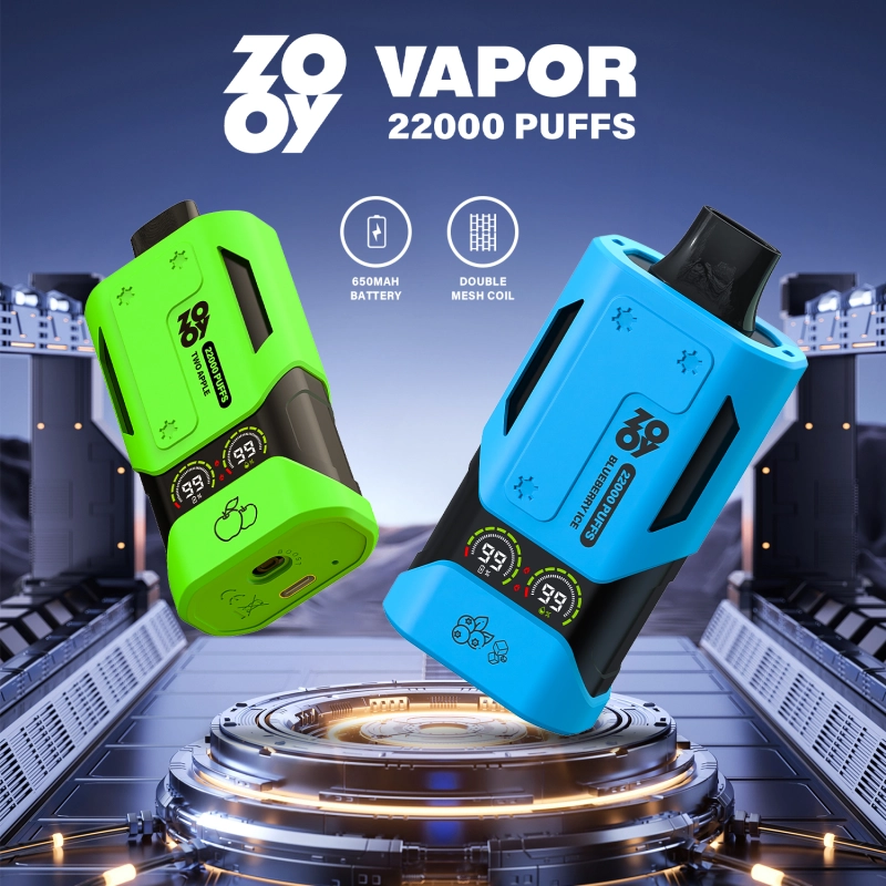 ZOOY Vapor 22000 PUFFS | EU Warehouse Free Shipping | 3-7 Days Delivery | Airflow Adjustable | Build-in Smart Display Screen