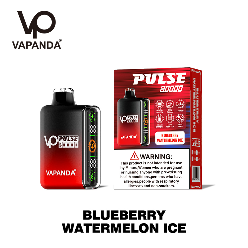 VAPANDA PULSE 20000 Puffs | EU Warehouse Free Shipping | 3-7 Days Delivery | Smart Display Screen