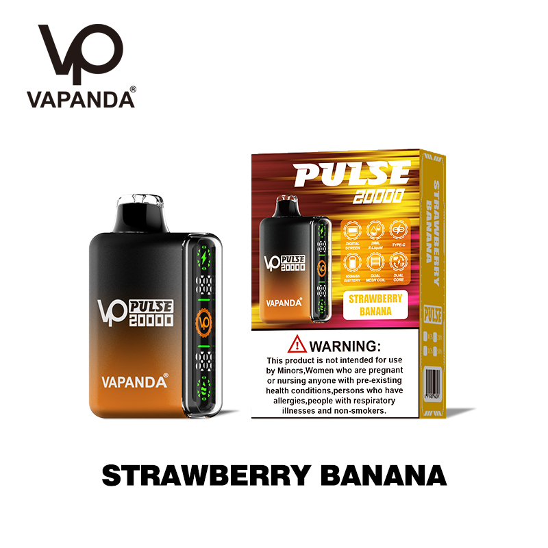 VAPANDA PULSE 20000 Puffs | EU Warehouse Free Shipping | 3-7 Days Delivery | Smart Display Screen