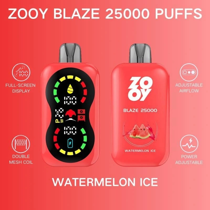 ZOOY BLAZEN 25000 PUFFS | EU Warehouse Free Shipping | 3-7 Days Delivery | Airflow Ajustable | Build-in Smart Display Screen