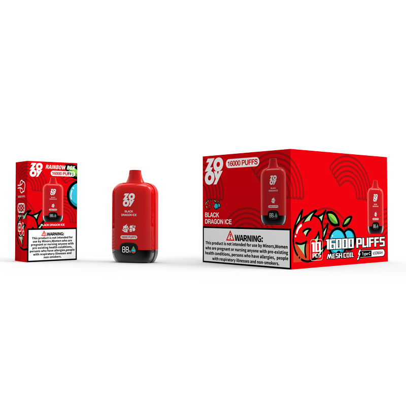 ZOOY RAINBOW BOX 16000 PUFFS | EU Warehouses Free Shipping | 3-7 Days Delivery | Built-in Smart Display