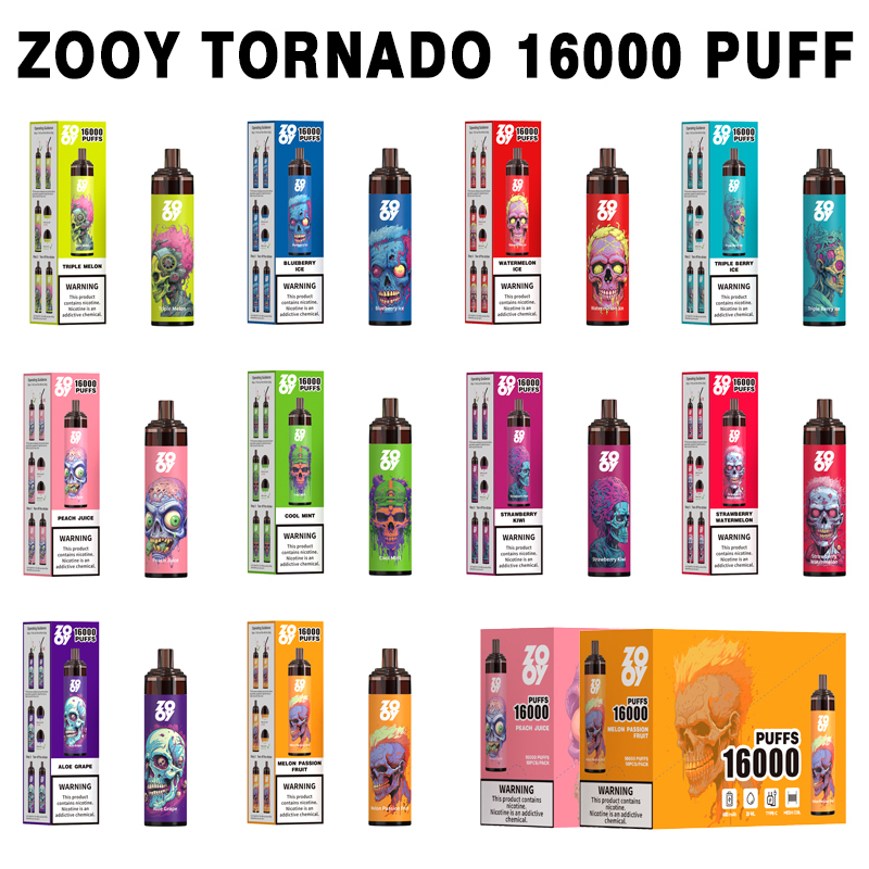 ZOOY TORNADO 16000 Puff | EU Warehouse Shipping |