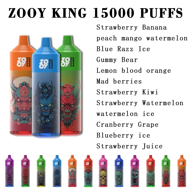 ZOOY KING 15000 PUFFS | EU Warehouse Free Shipping | 3-7 Days Delivery | RGB Light