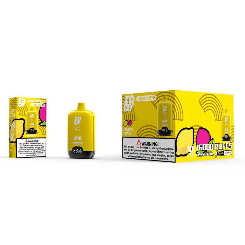 ZOOY RAINBOW BOX 16000 PUFFS | EU Warehouses Free Shipping | 3-7 Days Delivery | Built-in Smart Display