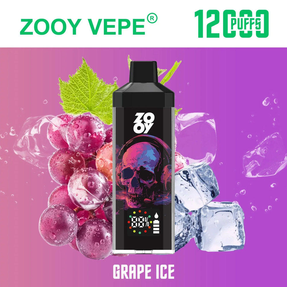 ZOOY GHOSTS 12000 PUFFS | EU Warehouse Free Shipping | 3-7 Days Delivery | Built-in Smart Display Screen
