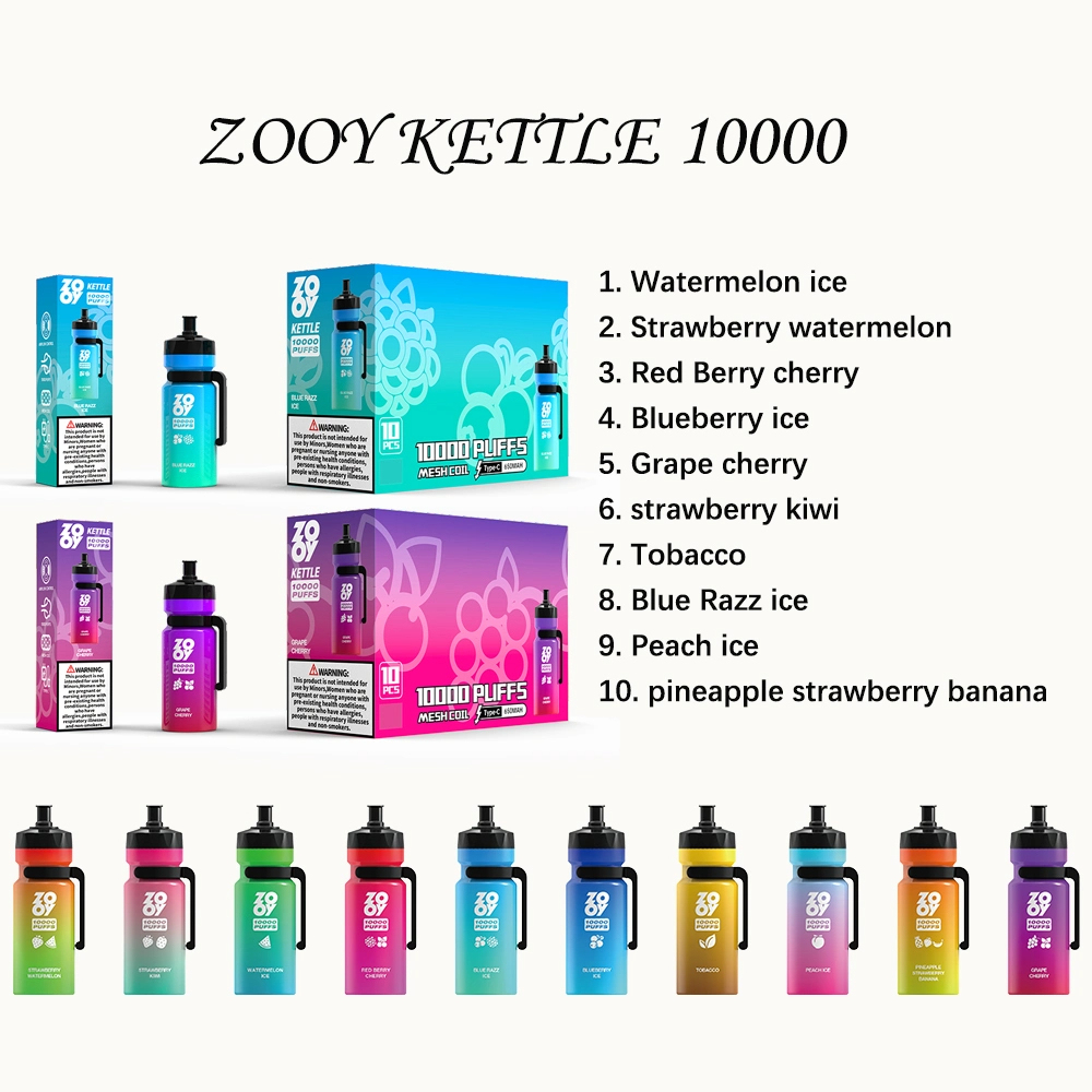 ZOOY KETTLE 10000 PUFFS | EU Warehouse Free Shipping | 3-7 Days Delivery