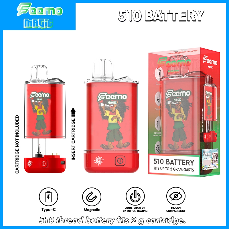 Feemo Magic Battery | EU USA Warehouse Free Shipping | 3-7 Days Delivery | 510 battery device compatible with multiple atomizers