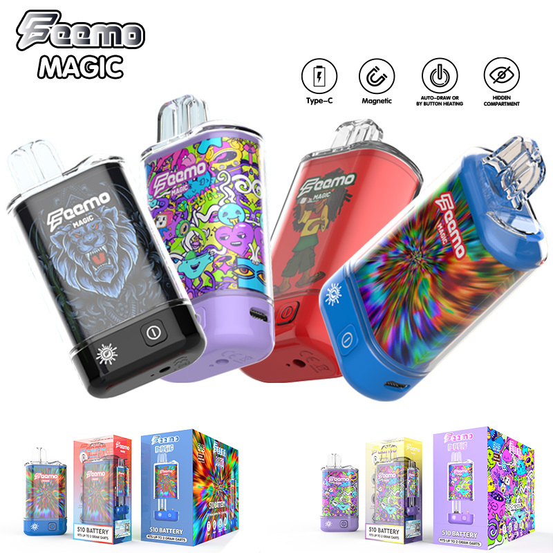 Feemo Magic Battery | EU USA Warehouse Free Shipping | 3-7 Days Delivery | 510 battery device compatible with multiple atomizers