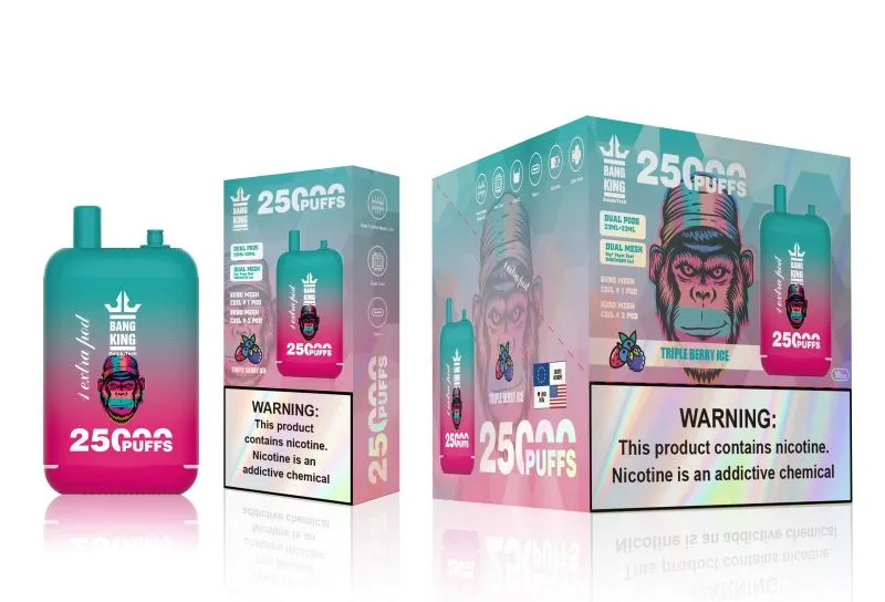 BANG KING 25000 PUFFS | 25K Puff Disposable Vape | Dual Tank Electronic Cigarette | Switch Mounth Tip