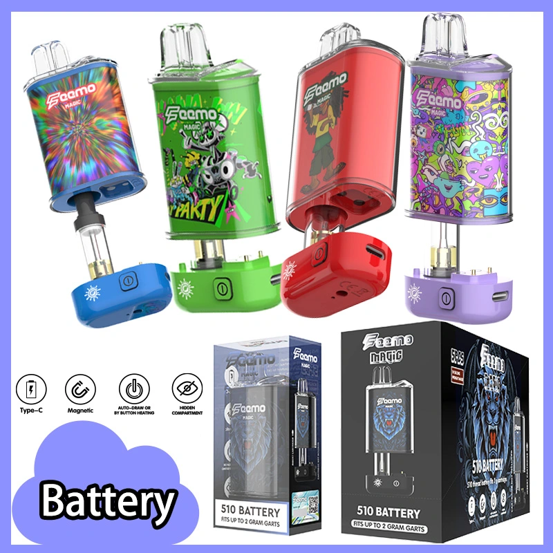 Feemo Magic Battery | EU USA Warehouse Free Shipping | 3-7 Days Delivery | 510 battery device compatible with multiple atomizers
