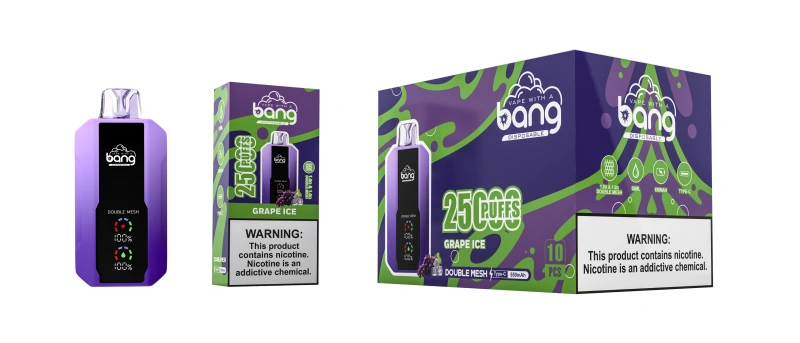 BANG 25000 PUFFS | 25K Puff Disposable Vape |  Full Display Screen | Door To Door Shipping