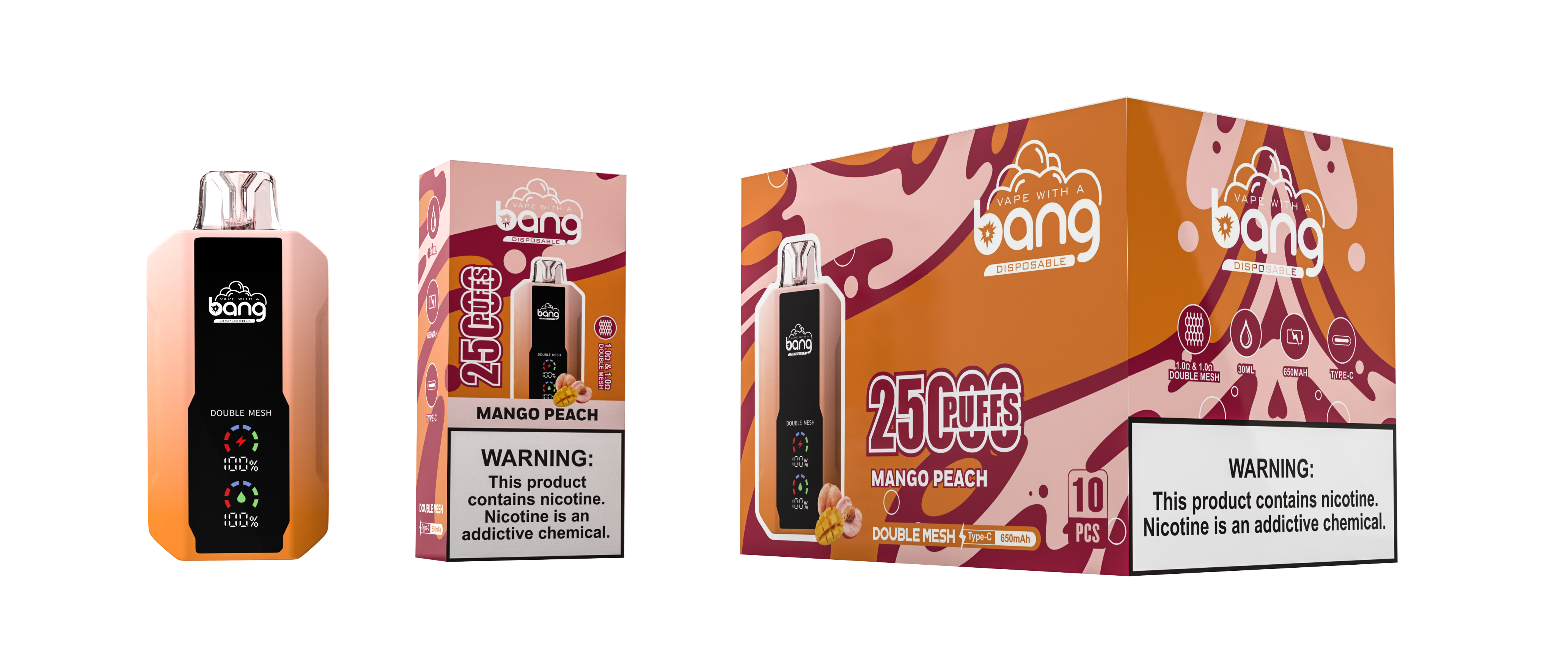 25000 puffs disposable vape wholesale VNM Hypercharged 25000 Puffs Disposable Vape main image 0
