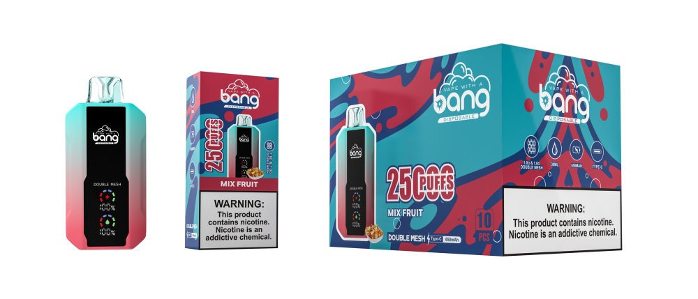 BANG 25000 PUFFS | 25K Puff Disposable Vape |  Full Display Screen | Door To Door Shipping