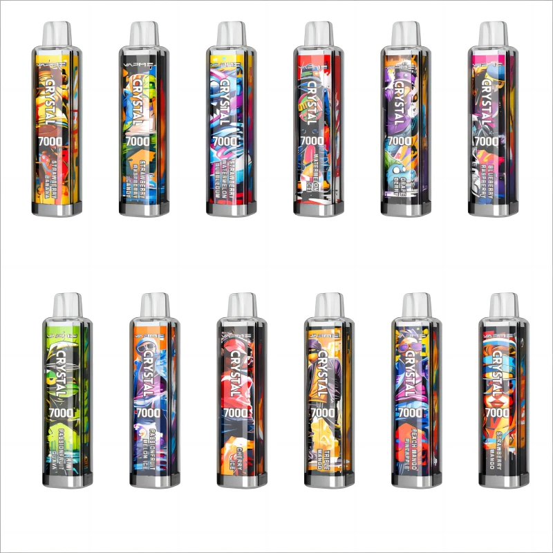 VAPME CRYSTAL 7000 PUFFS | 7K Disposable Vape | RGB Light | 30 Flavors Available