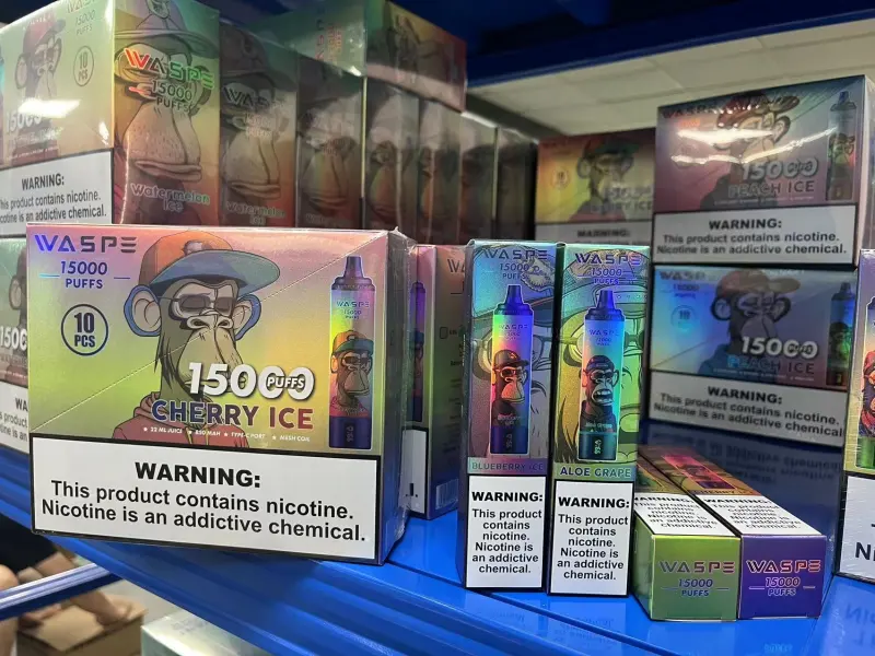 WASPE TORNADO 15000 PUFFS | 15K Puff Disposable Vape | Bulid-In Smart Display Screen
