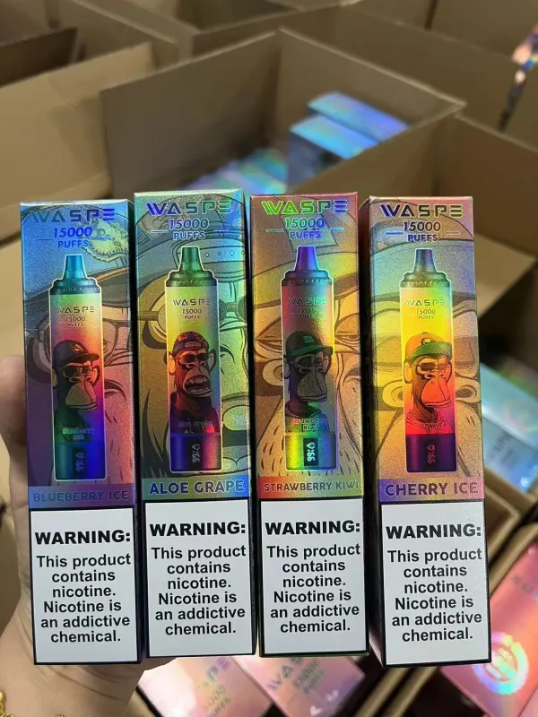 WASPE TORNADO 15000 PUFFS | 15K Puff Disposable Vape | Bulid-In Smart Display Screen