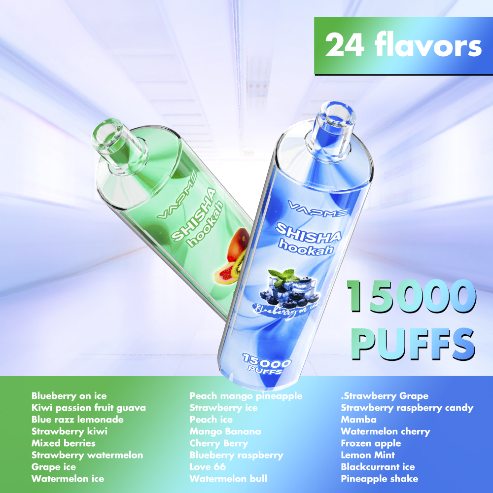 Vapme Shisha Hookah Vape 15000 Puffs 15k E Puff 24 Flaovrs Wholesale price