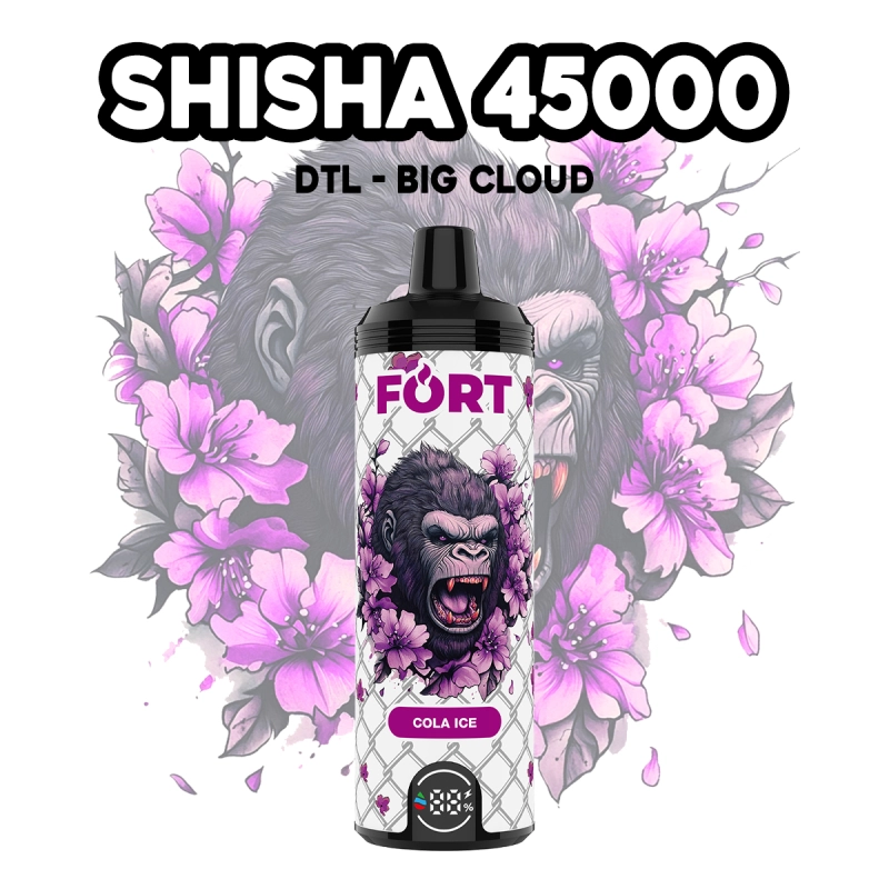 FORT SHISHA 45000 PUFFS | EU Warehouse Free Shipping | 45K Disposable Vape | DTL Electronic Cigarette Vaper