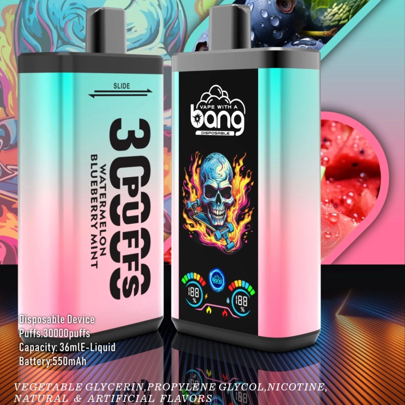 Bang 30K Pro: 30,000 Puffs Disposable Vape with Dual-Flavor System