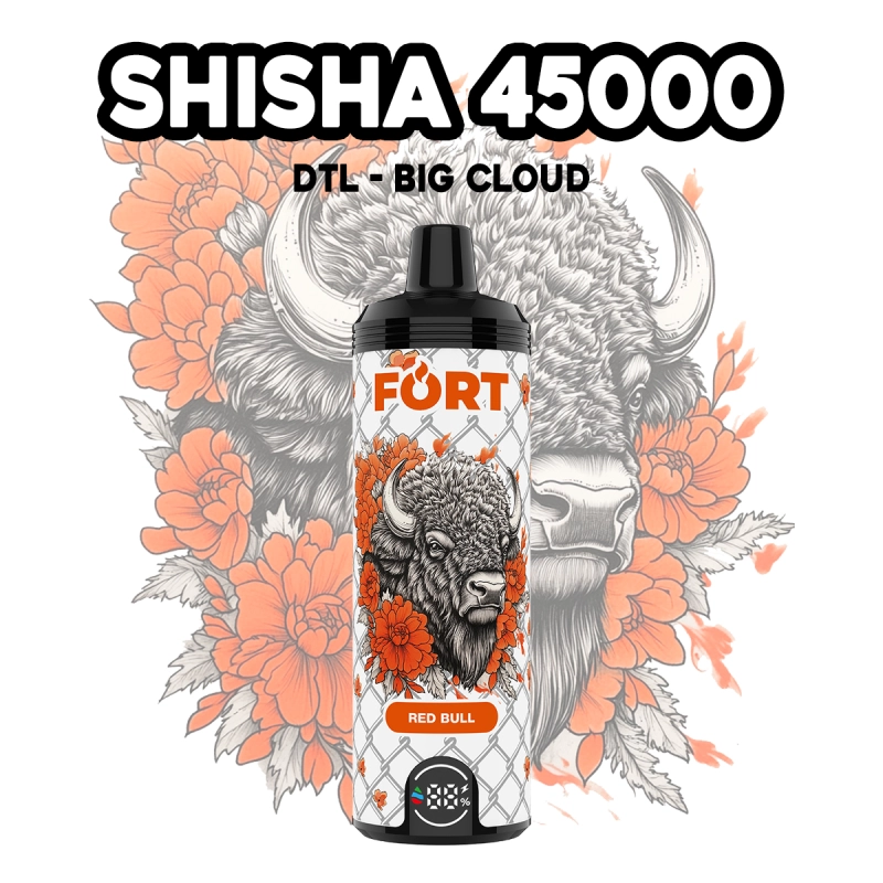FORT SHISHA 45000 PUFFS | EU Warehouse Free Shipping | 45K Disposable Vape | DTL Electronic Cigarette Vaper
