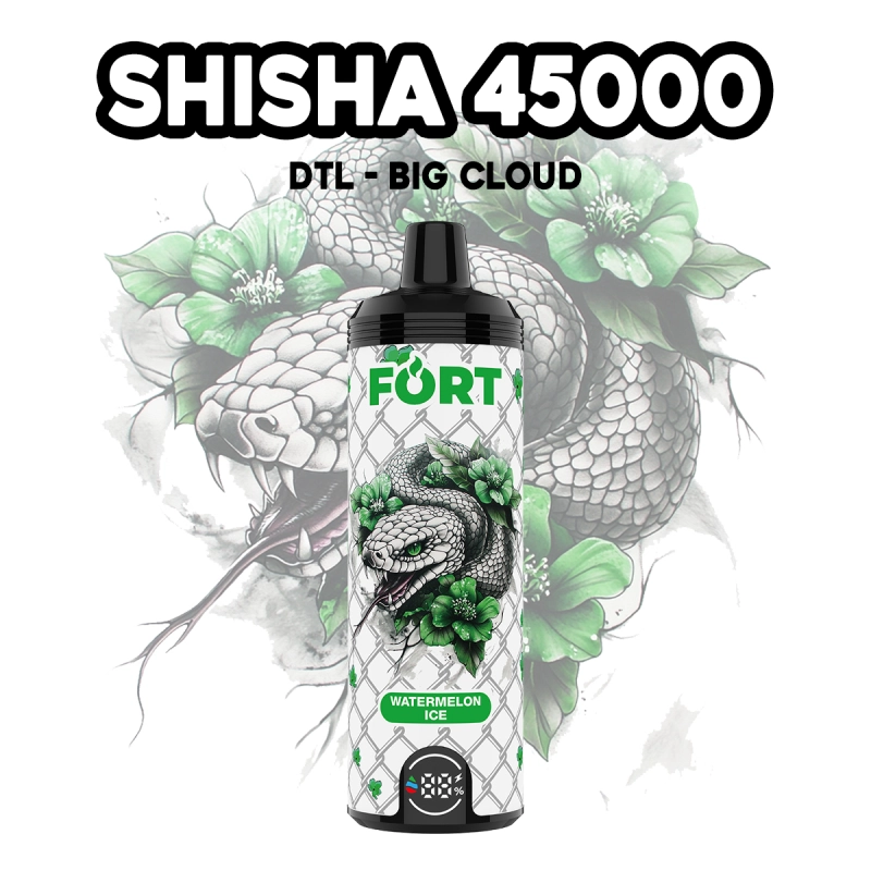 FORT SHISHA 45000 PUFFS | EU Warehouse Free Shipping | 45K Disposable Vape | DTL Electronic Cigarette Vaper