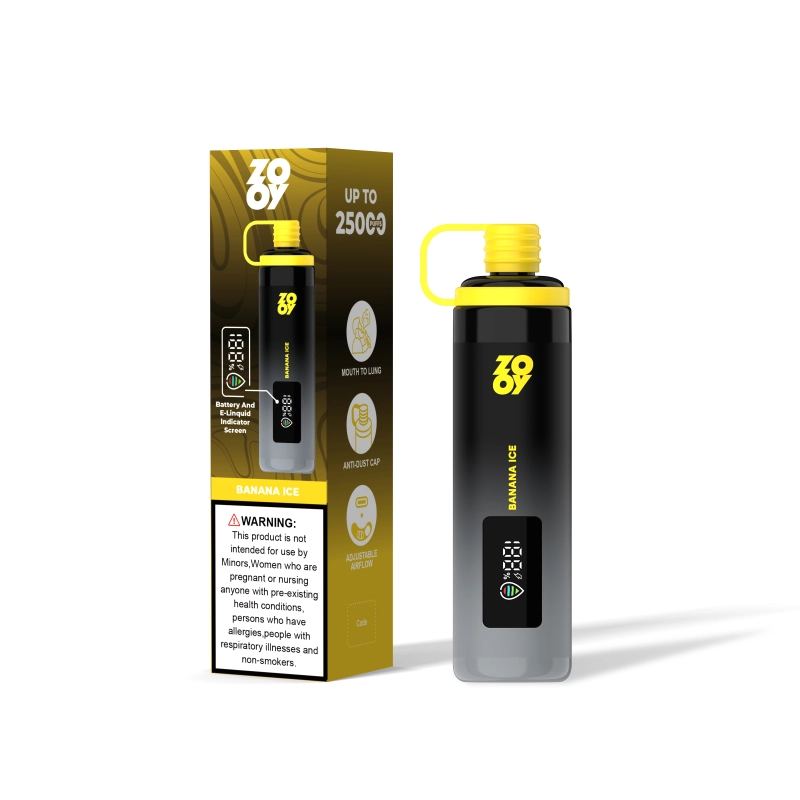 ZOOY SHISHA 25000 PUFFS | EU Warehouse Free Shipping | 25K Puff Disposable Vape with Anti-Dust Cap | DTL Electronic Cigarette | Airflow adjustable