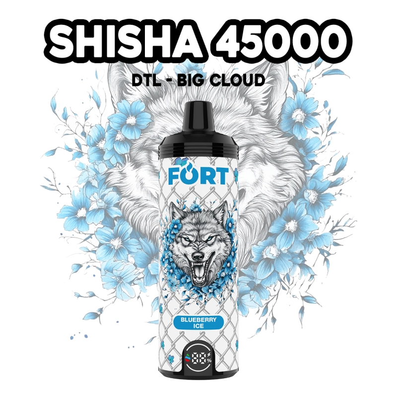 FORT SHISHA 45000 PUFFS | EU Warehouse Free Shipping | 45K Disposable Vape | DTL Electronic Cigarette Vaper